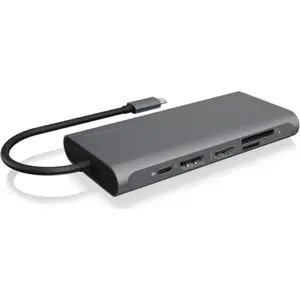Docking Station USB-C 12-em-1 c/ 2×HDMI, DisplayPort, LAN e PD 100W