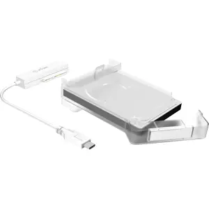Cabo adaptador USB-C para SATA 2.5'' c/ caixa de proteção para HDD/SSD