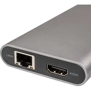 Docking Station USB-C 12-em-1 c/ 2×HDMI, DisplayPort, LAN e PD 100W