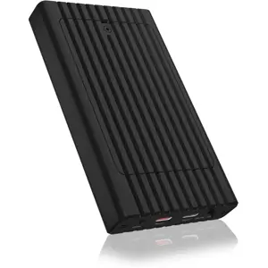 Caja para 2 SSD M.2 NVMe con función de clonación y USB-C / USB-A combo