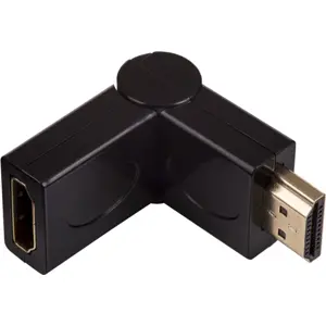 Adaptador HDMI 180º Macho - Fêmea
