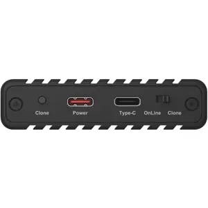 Caja para 2 SSD M.2 NVMe con función de clonación y USB-C / USB-A combo