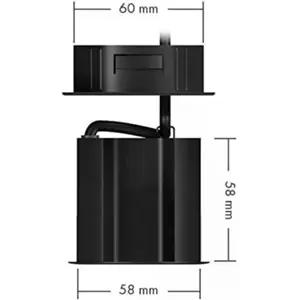 Hub USB 3.0 de embutir (Ø60mm) c/ 4×USB-A + audio in/out