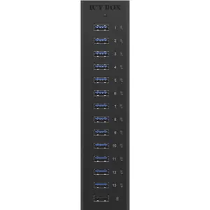 Hub USB 3.0 de 13 puertos con puerto de carga rápida + cable USB-A