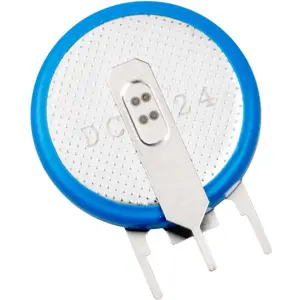Pilha de lítio CR2032 3.0V 210mAh c/ 3 pinos - vertical