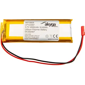 Bateria 3.7V 4500mAh Li-Po - 34x97x12mm