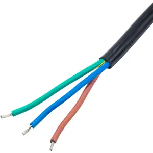 Cabo de alimentação IEC C13 (3 pinos) fêmea 3x0.5mm² s/ ponta - 1.5m