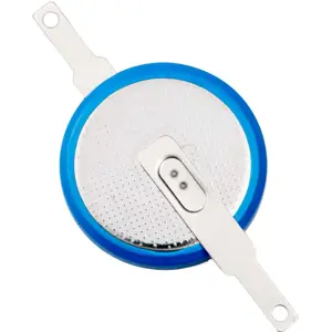 Pilha de lítio CR2032 3.0V 210mAh c/ patilhas - horizontal