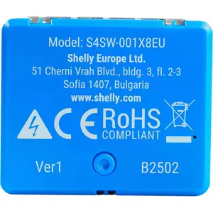 Mini módulo interruptor para automação WiFi/Zigbee/Matter 110/240VAC - 8A
