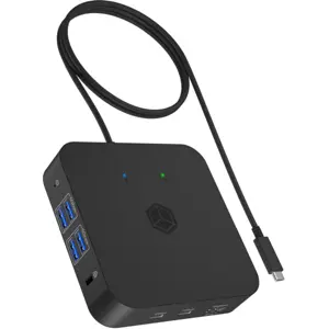 Docking Station USB-C 12-em-1 c/ 3×HDMI, LAN e PD 85W