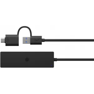 Hub USB 3.2 de 4 portas c/ cabo USB-A + adaptador USB-C