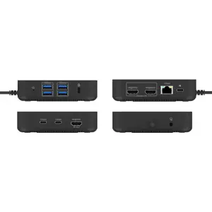 Docking Station USB-C 12-em-1 c/ 3×HDMI, LAN e PD 85W
