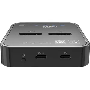 Docking station de 2 discos M.2 SATA con conexión USB-C 3.1 Gen1