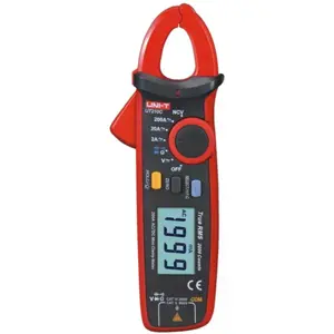 Pinça amperimétrica (200Aac 600Vac/dc 20MΩ Cap. T-RMS Auto-Range NCV)