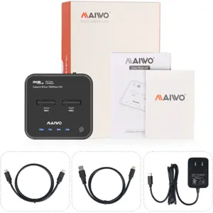 Docking station de 2 discos M.2 SATA con conexión USB-C 3.1 Gen1