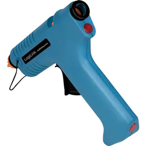 Pistola de cola quente 80W (Ø11mm) sem fios c/ base de aquecimento