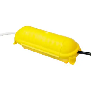 Cápsula de protecção estanque IP44 para ligações eléctricas - amarelo