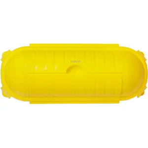 Cápsula de protecção estanque IP44 para ligações eléctricas - amarelo