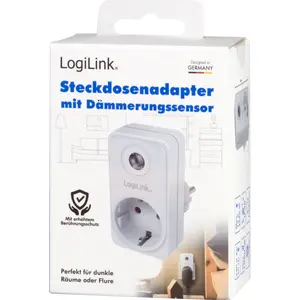 Tomada Schuko com sensor crepuscular 230Vac 3680W
