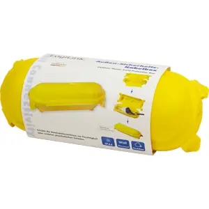 Cápsula de protecção estanque IP44 para ligações eléctricas - amarelo