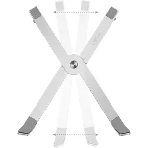 Soporte de mesa para portátil/tablet (10-16'') plegable de aluminio