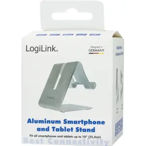 Soporte de teléfono móvil/tablet de mesa de aluminio