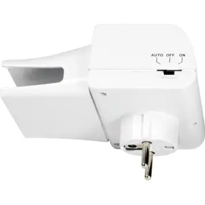 Tomada Schuko pass-through c/ Suporte de telemóvel + 2xUSB-A + luz noturna