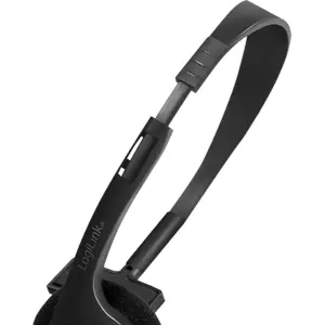 Auscultador headset mono c/ microfone + controlo volume - Jack3.5mm (4Pin)