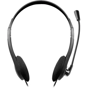 Auscultador headset stereo c/ microfone + controlo volume - Jack3.5mm (4Pin)