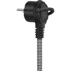 Bloco de 2 tomadas c/ 3x USB-A 3.2A - cabo têxtil (3x1.5mm²) 1.5m