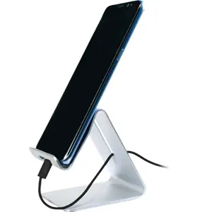 Soporte de teléfono móvil/tablet de mesa de aluminio