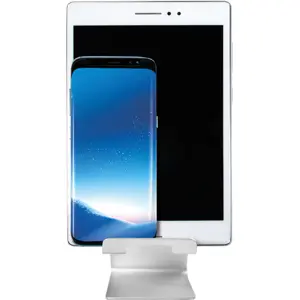 Soporte de teléfono móvil/tablet de mesa de aluminio