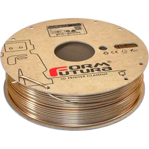 Rollo de filamento de impresión 3D en PLA de 1,75 mm - Oro/Plata - 750g
