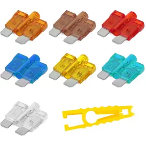 Conjunto de 10 Fusiveis Auto standard (19mm) c/ LED indicador de estado
