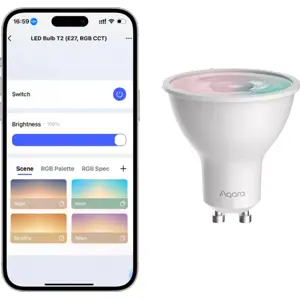 Lâmpada LED Smart ZigBee RGB CCT (2700...6500K) GU10 4.9W 450lm