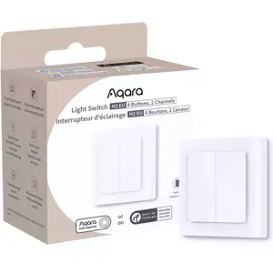 Interruptor inteligente Zigbee y Thread (4 botones / 2 canales) - Con y sin neutro