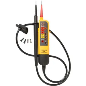 Verificador de tensão e continuidade 12..690V AC/DC