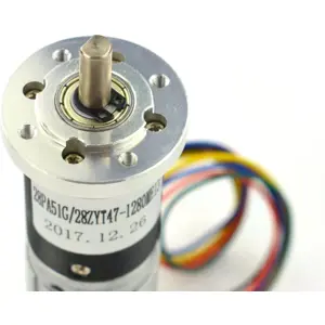 Motor DC con reductor metálico 12V 146rpm 51:1 - Ø36x123mm - con encoder