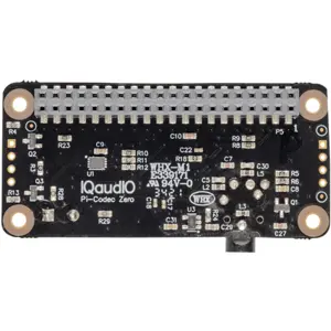 Placa de som p/ Raspberry Pi Zero c/ AUX IN/OUT, mic MEMS e saída p/ altifalante
