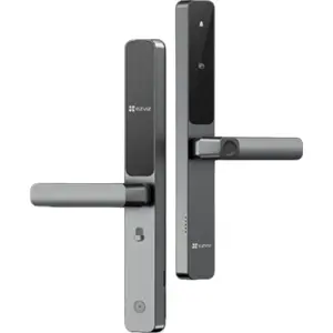 Fechadura inteligente c/ Wi-Fi, Bluetooth, impressão digital, teclado numérico, cartão RFID, Bateria - IP55