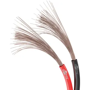 Fio de coluna vermelho/preto 2x2.50mm² CCA 10m