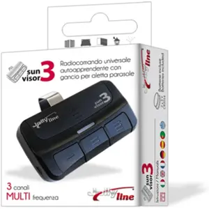 Telecomando universal de garagem 433/868Mhz (3 teclas) p/ pala do Sol