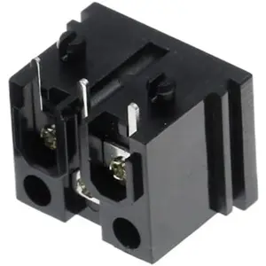 Ficha IEC C6 (macho) 3 pines para PCB 250VAC 2.5A