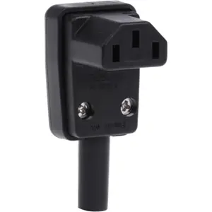 Ficha IEC C13 (hembra) 3pin 10A derecha 90º