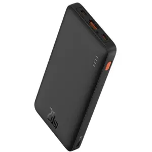 Powerbank 10.000 mAh 20W PD+QC (USB-A + USB-C) - preto