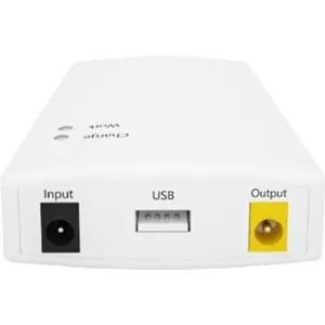 Mini UPS p/ dispositivos 5V & 12V 30W 7800mAh