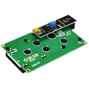 Display LCD 20x4 I2C - Texto blanco sobre fondo azul - EASY Plug (RJ11)
