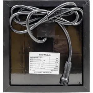 Projetor LED Slim Solar 6W 6500K (branco frio) 800lm c/ comando - IP65