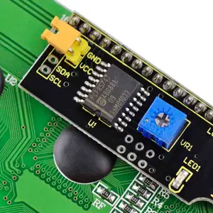 Display LCD 20x4 I2C - Texto blanco sobre fondo azul - EASY Plug (RJ11)