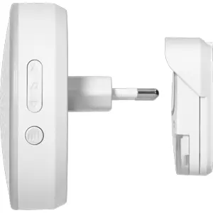 Campainha sem fios 230Vac com 60 melodias - alcance 300m - IP55